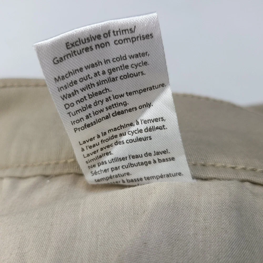 Silver Jeans Co Ashton 1349 Chino Pants Men 36 Beige Causal Khakis Everyday - Picture 10 of 13